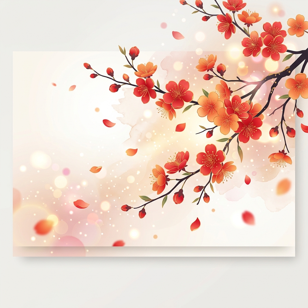 红杏云机场 - 红杏花艺术插图